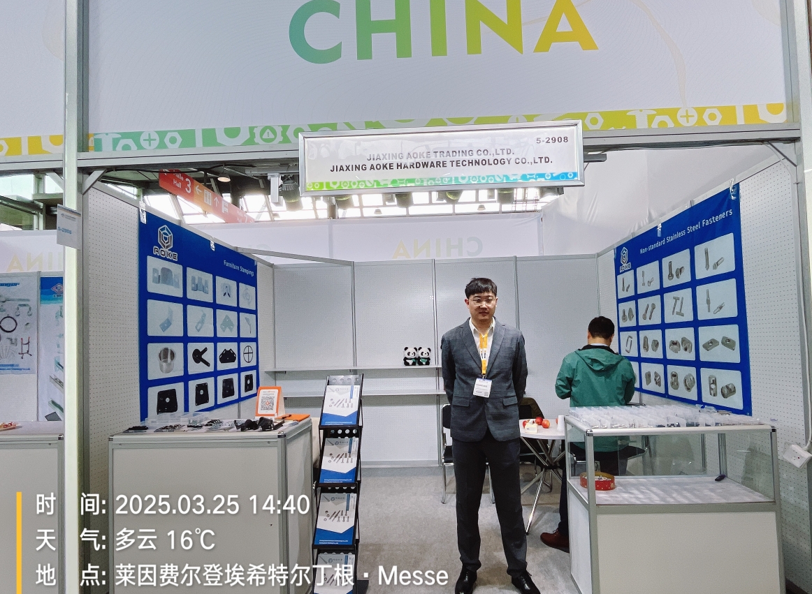 Jiaxing Aoke Hardware muncul di Fair Fastener Stuttgart 2025