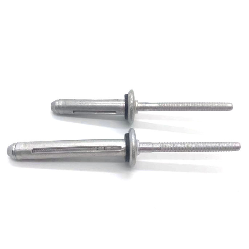Aluminium kalis air tite-tite rivet buta tiga kali ganda