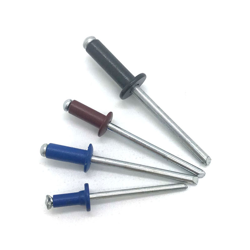 Kepala warna dicat rivet buta aluminium