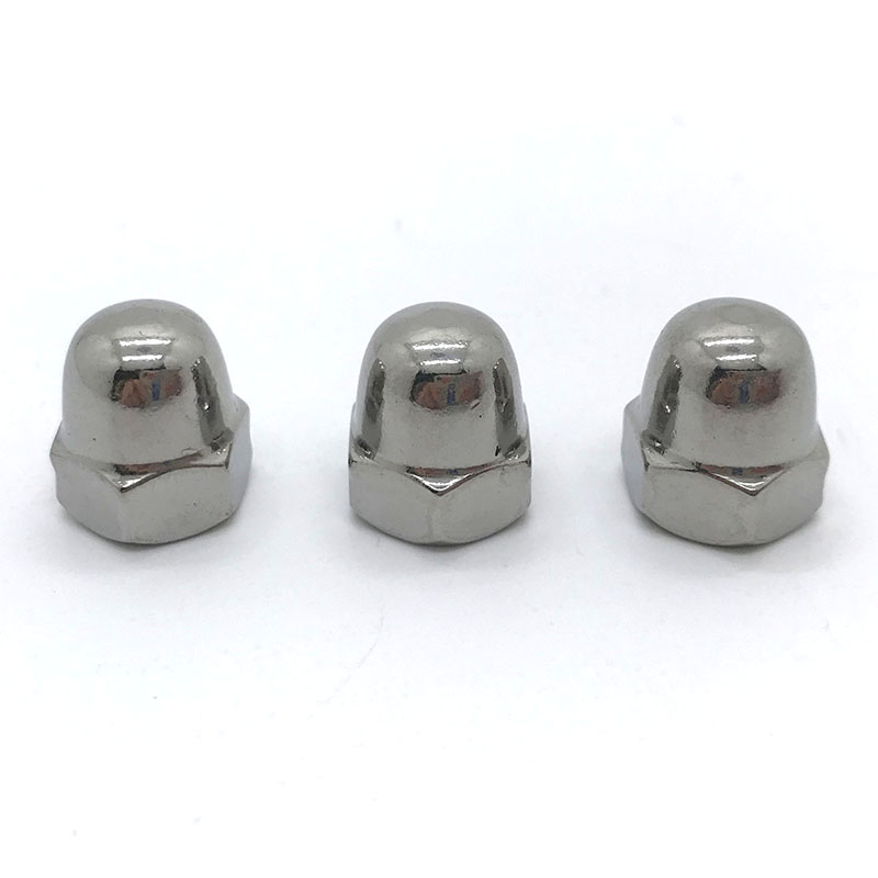 DIN1587 Hexagon Domed Cap kacang, jenis tinggi