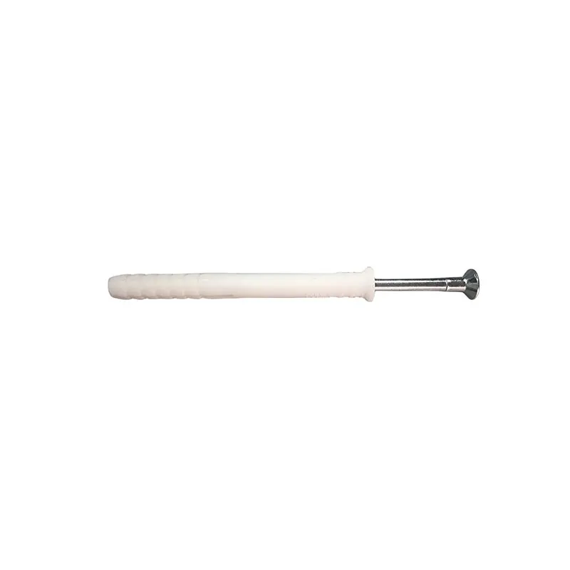 PA66 White Nylon Countersunk Anchor dengan Skru