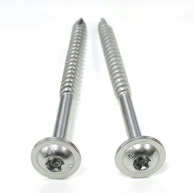 Torx flanged bulat kepala dek Kayu Skru